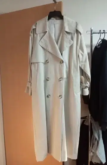 NANING9 베이지 트렌치코트