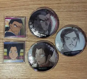 명탐정 코난  모로후시 타카아키 야마토 칸스케 우에하라 유이 캔 배지