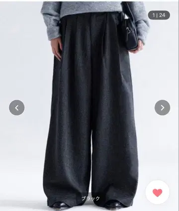 [SINSS] 3턱 와이드 스트레이트 슬랙스 S 사이즈