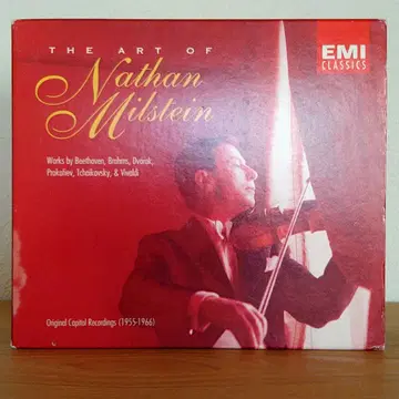 희귀 6CD 미국반 나탄 밀스타인의 예술 바이올린 작품집