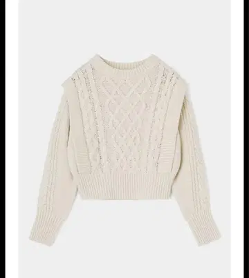 MOUSSY 마우지 LAYERED LIKE 케이블 니트