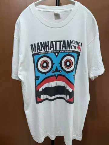 90s Foravi 맨해튼 칠리 컴퍼니 아트 T셔츠