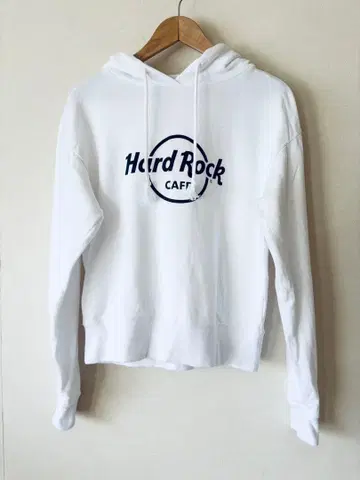 하드 록 카페 로고 후드티 화이트 사이즈 0