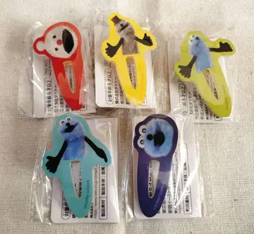 퍼펫 순순 아크릴 헤어 클립 5개 세트