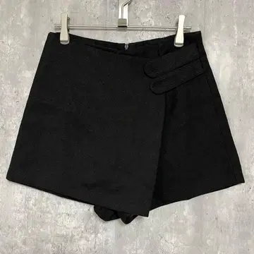 Rmine 랩 스타일 스커트 팬츠 울 숏 심플 귀여운 깔끔한