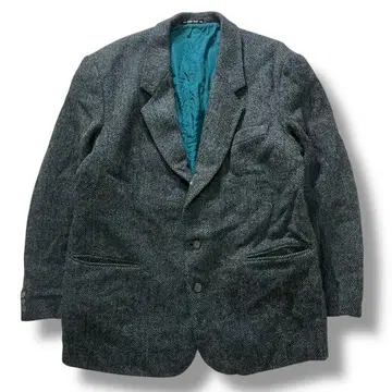 90s Harris Tweed 헤링본 테일러드 자켓 56 구제 의류