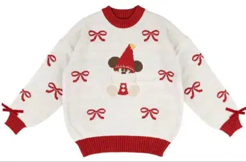 디즈니 크리스마스 릴린린 니트 스웨터 새상품