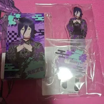 체인소 맨 레제 아크릴 블록 + 아크릴 스탠드 세트