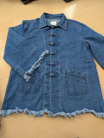 jouetie 쥬에티 데님 차이나 쿵푸 자켓