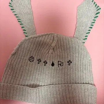 요네즈켄시 니트 모자 토끼 귀 공상 라이브 굿즈