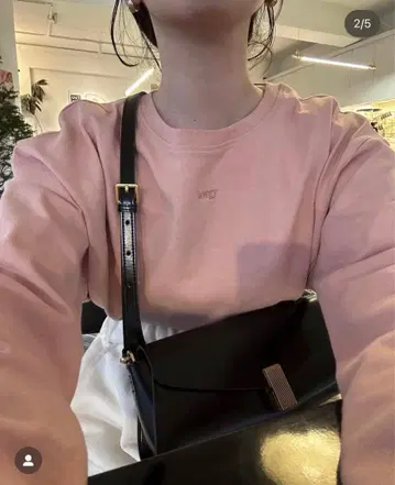 lawgy 로고 뉘앙스 롱 슬리브 티