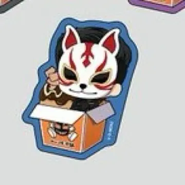 O-MENZ 바쿠단야키 스티커 혜택 여우