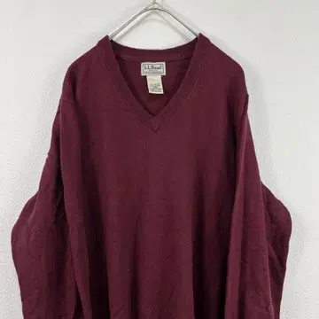 90s 00s L.L.Bean 엘엘빈 캐시미어 혼방 V넥 니트