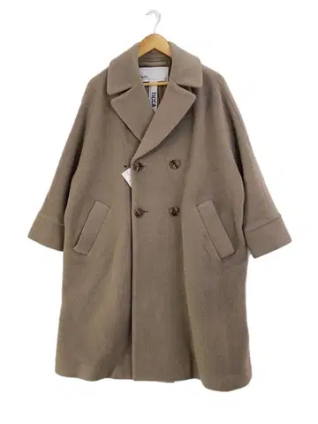 TICCA 더블 브레스트 롱 코트