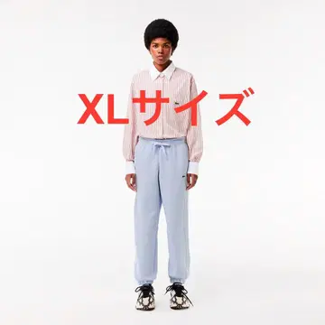 [ LACOSTE ] 더블 페이스 사슴 모직 루즈핏 여성용 맨투맨