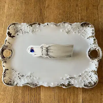 멜란트릭 헤어라이트 머리핀 핸드 손 모티브