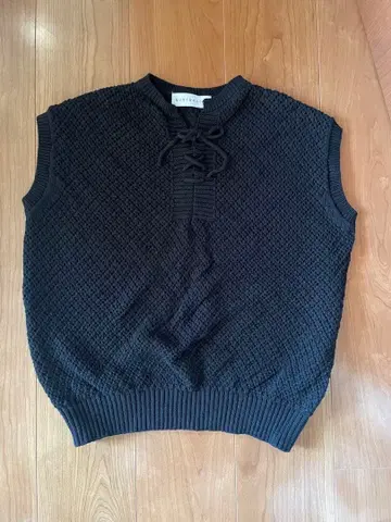 미사용 카란시엘 quaranciel 니트 베스트 블랙 ships