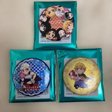 귀멸의 칼날 니지겐노모리 네온 캔뱃지 시크릿 아가츠마 젠이츠 우즈이 텐겐