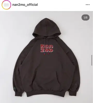 나츠메상치 Nan2mo  후드티 차콜 사이즈 1