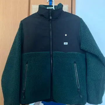 Lee 플리스 자켓 36 Regular 그린 블랙