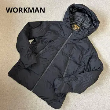 워크맨 리페어텍(R) 워셔블 퓨전 다운 후디 블랙 L