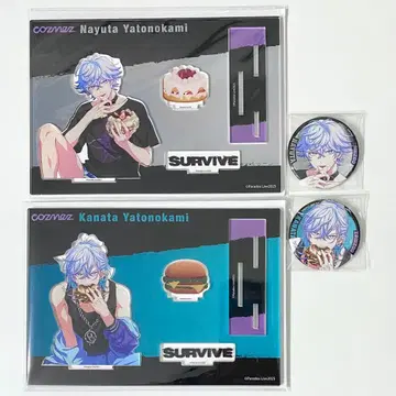 파라라이 SURVIVE 아크릴 스탠드 캔뱃지 카나타 나유타 cozmez