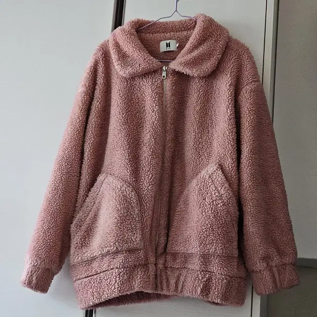 BTS 핑크 후리스 자켓