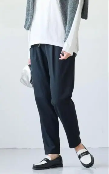 그린 레이블 릴랙싱 올마이 기모 테이퍼드 팬츠