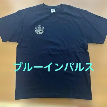 남녀 공용 블루 임펄스 다크 네이비 반팔 T