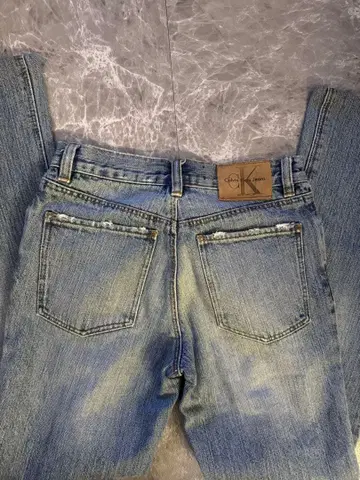 캘빈 클라인 플레어 데님 라이트 블루