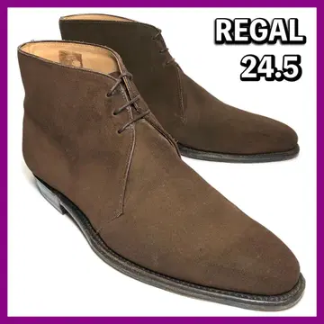 리걸 24.5cm 남성용 처카 부츠 브라운 스웨이드