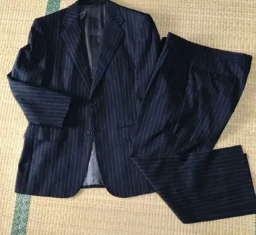 CHRISTIAN ORANI 스트라이프 수트 울 99%