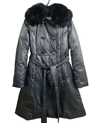 Xmiss(키스미스) 블랙 다운 코트 사이즈 35 블랙