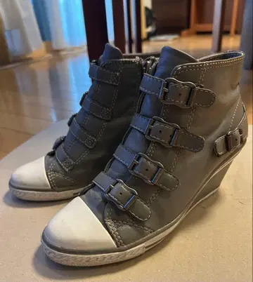 아쉬 ASH 하이컷 스니커즈 그레이