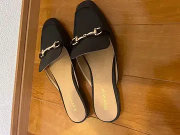 JENASIS 블랙 뮬 L 사이즈