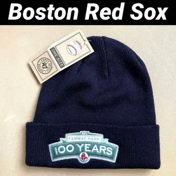 [ 미착용 ] 보스턴 레드삭스 니트 모자 택 포함