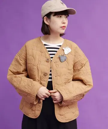 didizizi 디디지 지 고양이 퀼팅 자켓