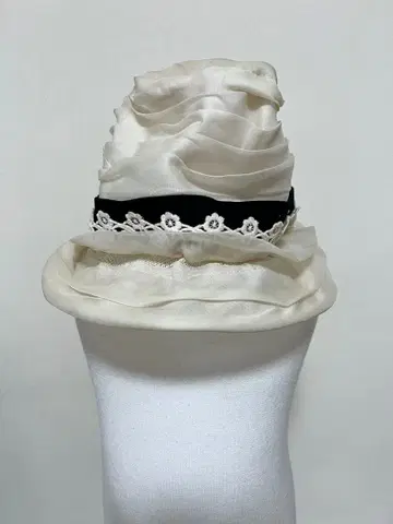 빈티지 햇 여성용 화이트