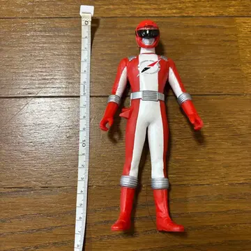 빨간색 슈퍼전대 히어로 피규어 약 20cm