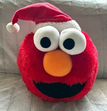 USJ SESAME STREET 산타 모자 달린 엘모 봉제 인형