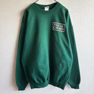 Hanes 90s 멕시코제 원포인트 자선 스트릿 그린 L