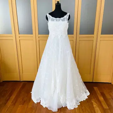 MARIMO 9호 화이트 레이스 장식 10만 웨딩 드레스 고급품