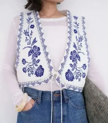 SLOBE IENA 자수 숏 베스트