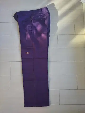 Dickies 보라색 워크 팬츠 포켓 부착 32인치