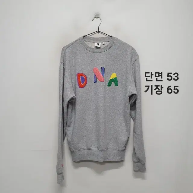 BTS DNA 맨투맨 티셔츠 회색