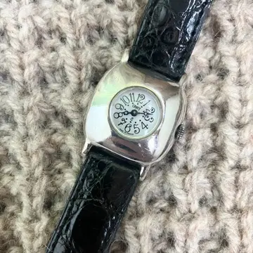 작동 Obrey 실버 정품 벨트 손목시계 프랑스제 Obrey 워치