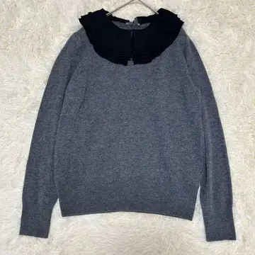 이에나 프릴이 큐트한 프릴 칼라 풀오버 니트