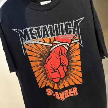 2003년 METALLICA STANGER 티셔츠 M 사이즈 거의 새상품