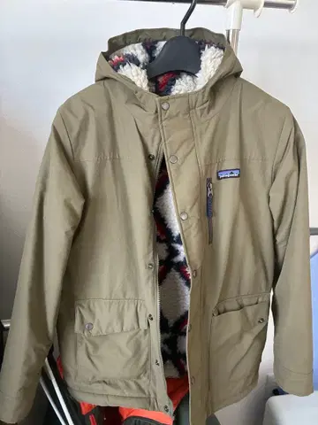 Patagonia 인퍼노 올리브 자켓 플리스 안쪽
