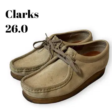 [ 인기 ] clarks 클락스 Wallabee 왈라비 베이지 26.0
